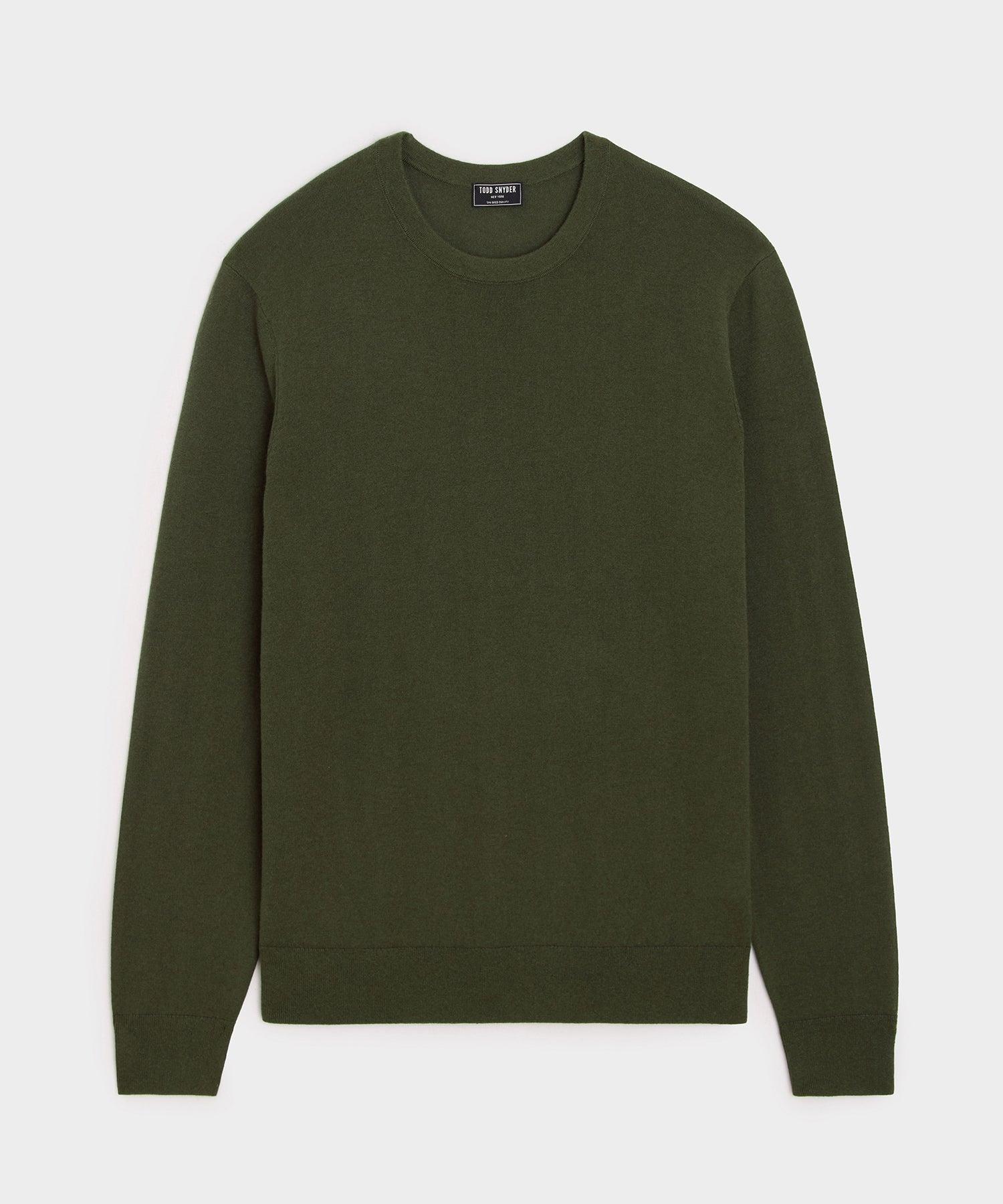 Silk-Cashmere Crewneck Sweater Product Image