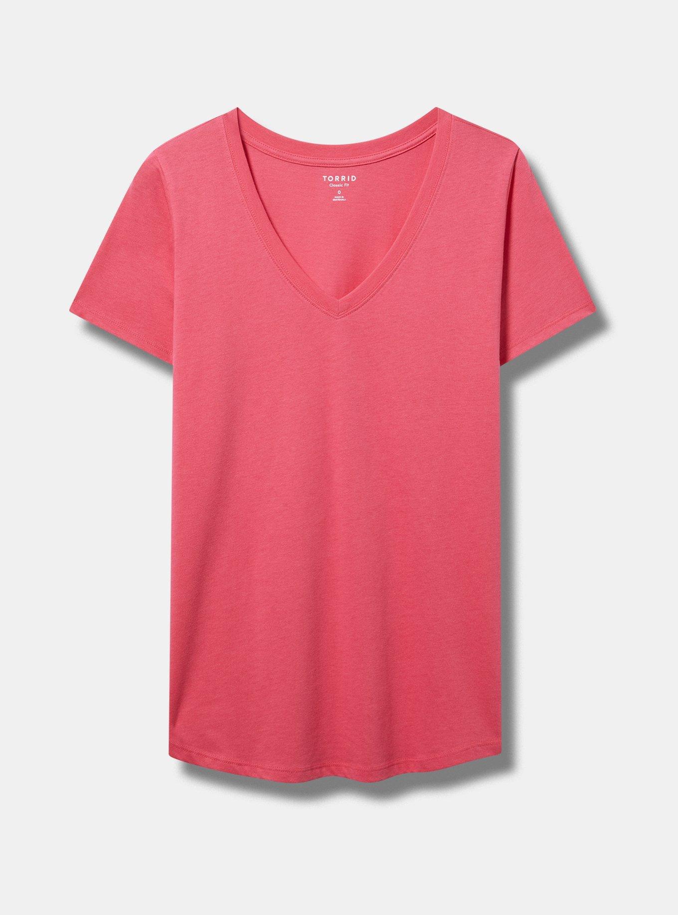 Girlfriend Signature Jersey V-Neck Tee Product Image