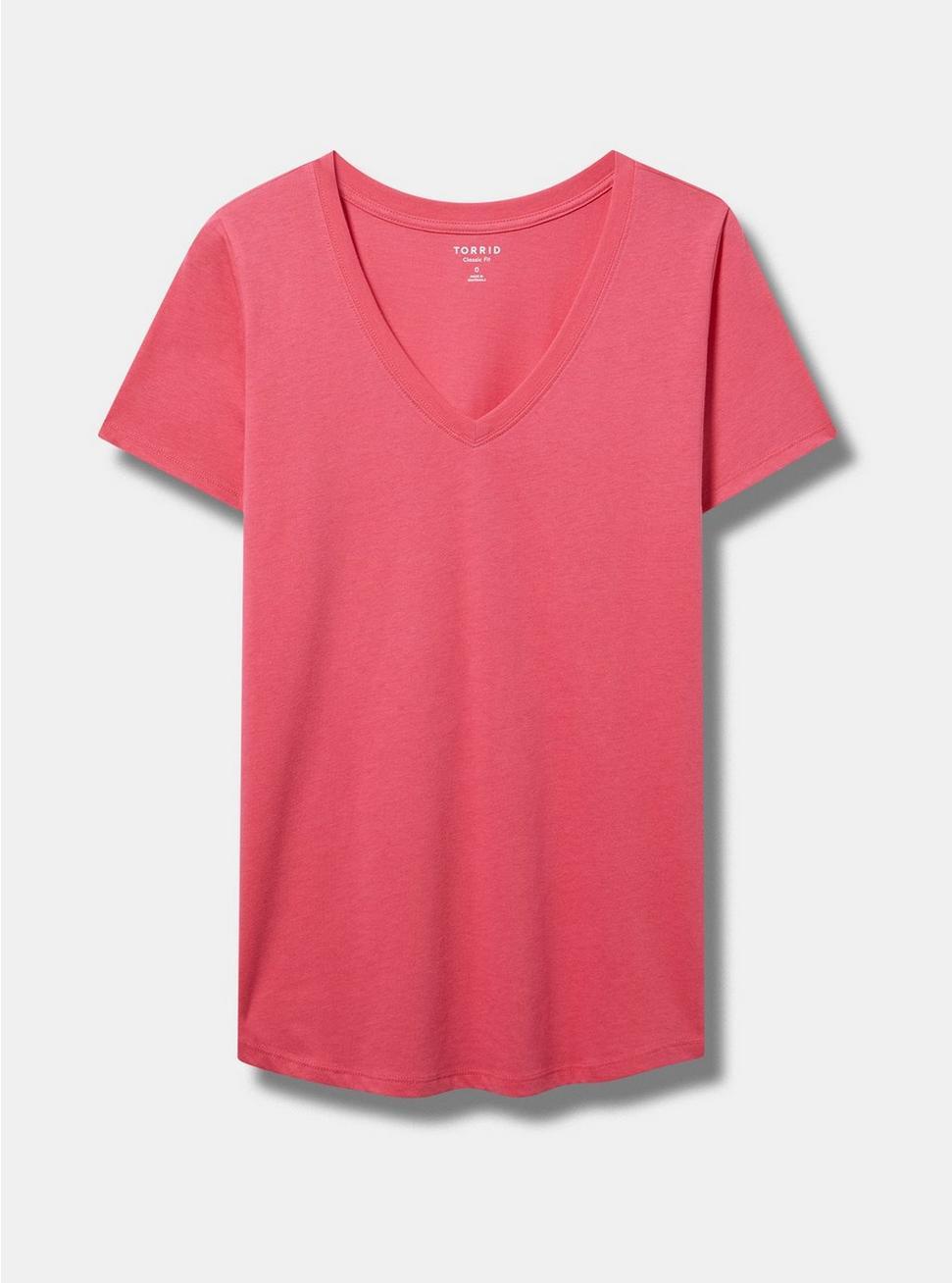 Girlfriend Signature Jersey V-Neck Tee Product Image