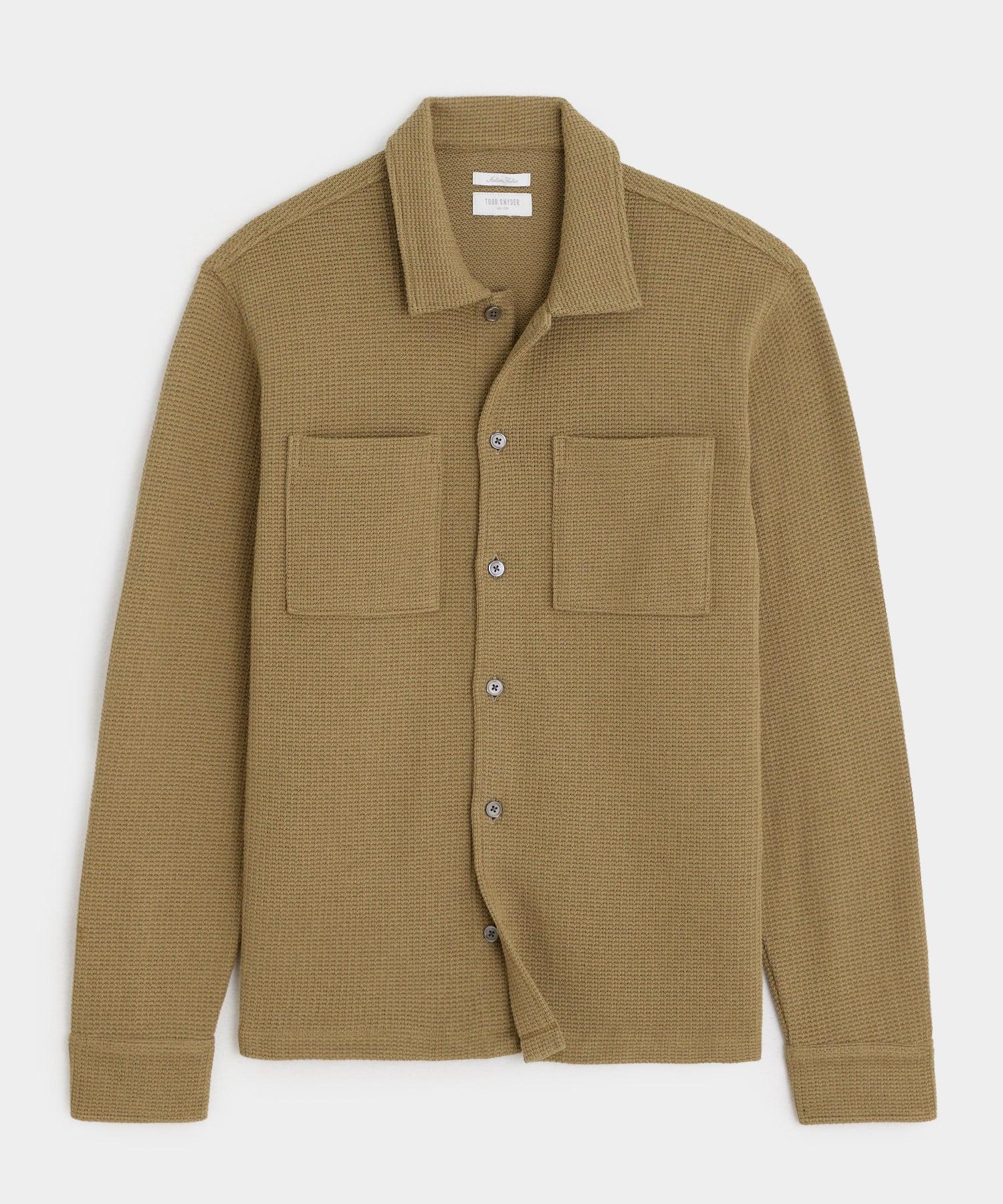 Waffle Full-Placket Polo Product Image