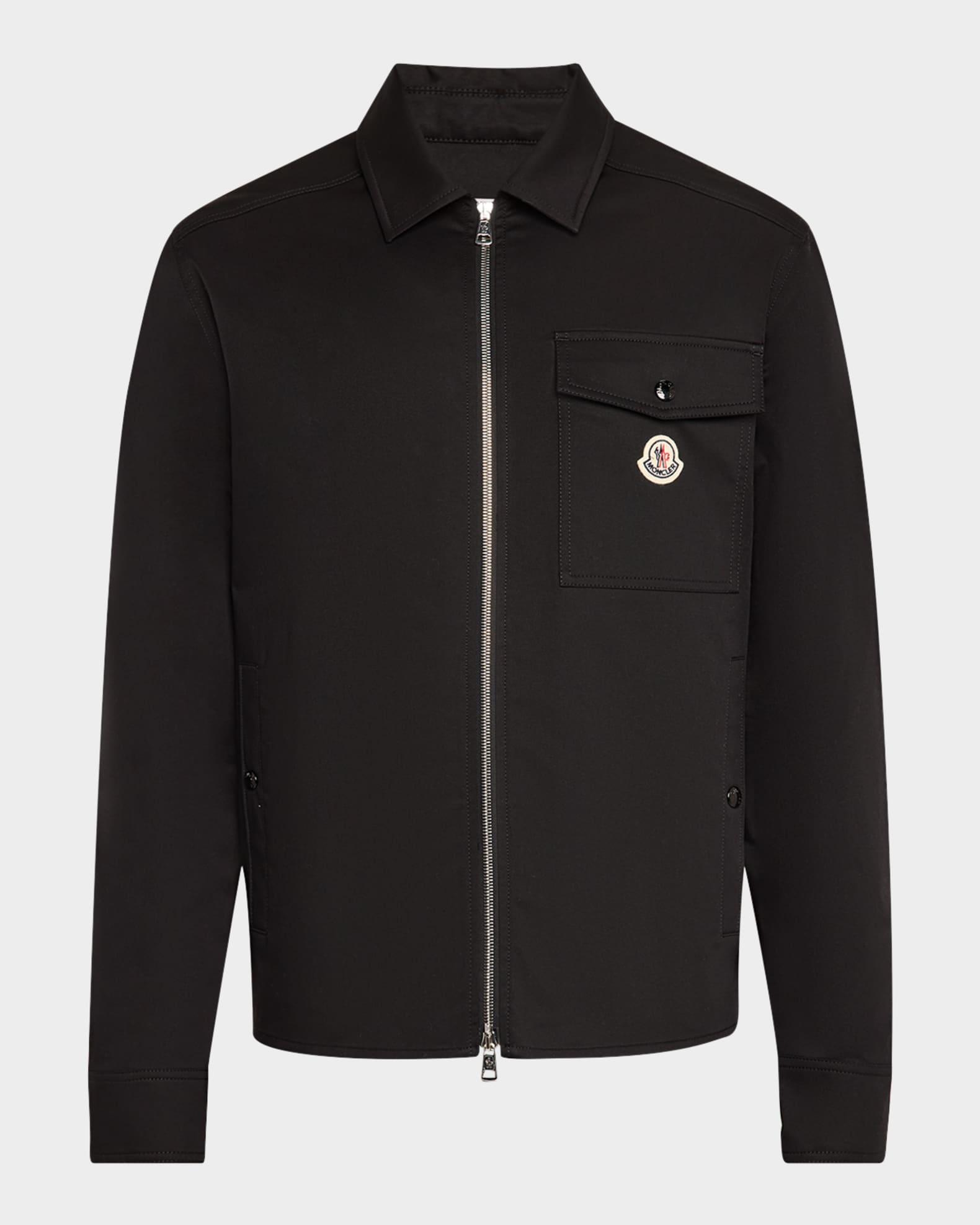 Men's Full-Zip Twill Overshirt Product Image