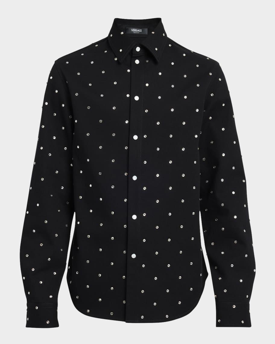 Men's Starry Sky Denim Shirt Product Image