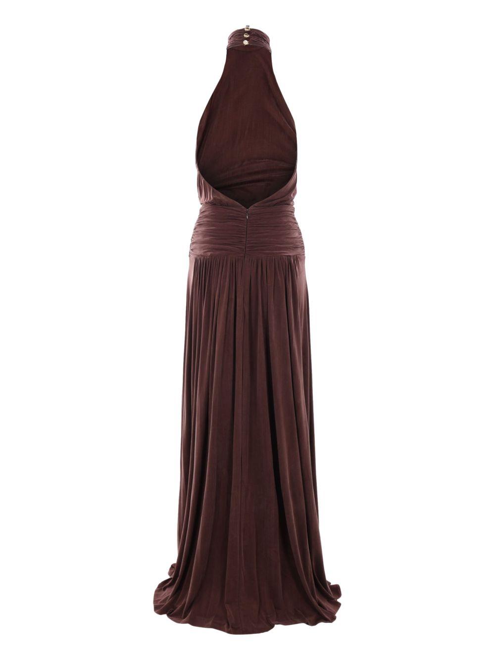 jewelled bow jersey maxi dress Product Image