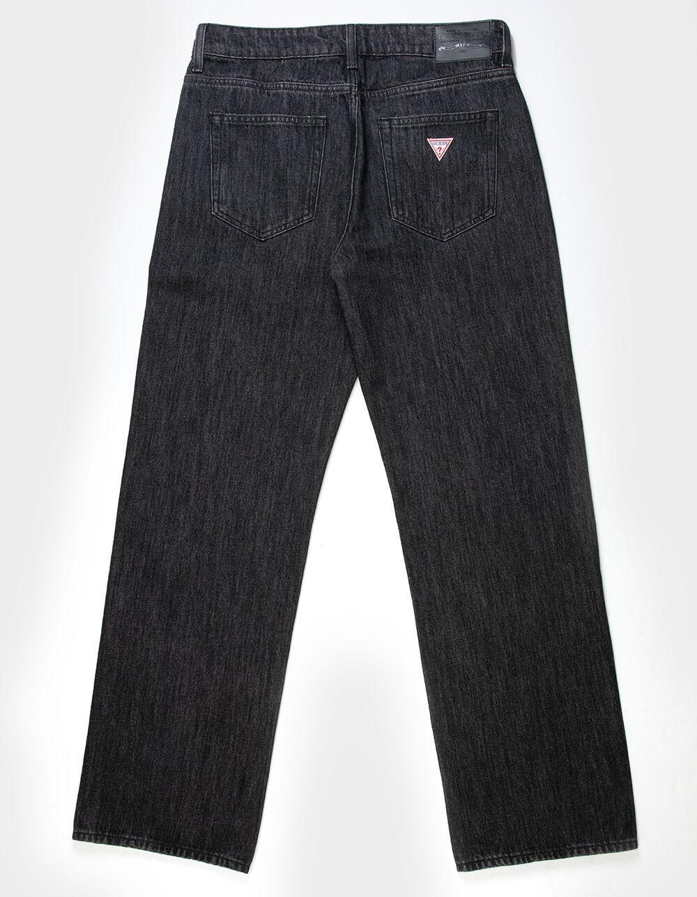 GUESS JEANS G18 Relaxed Mens Jeans - WASHED BLACK Product Image