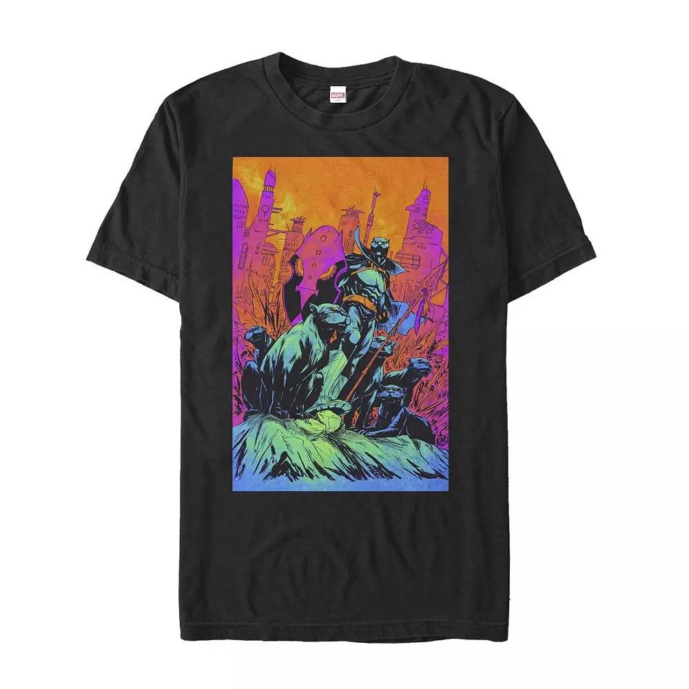 Men's Black Panther Shield Tee,  Product Image