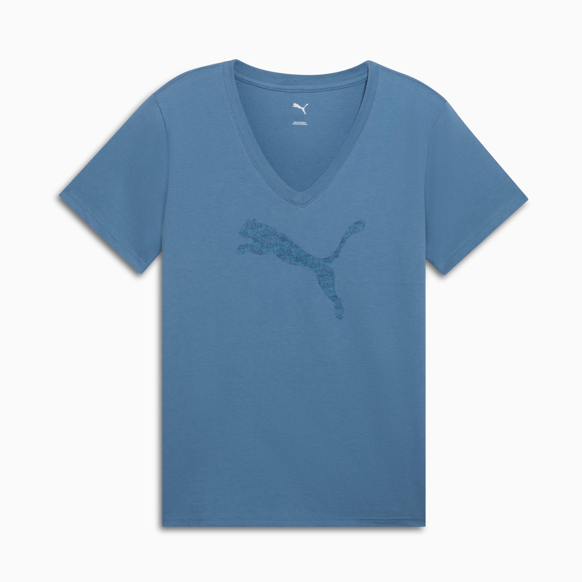 Graphic Pebble V-Neck Tee Women Product Image