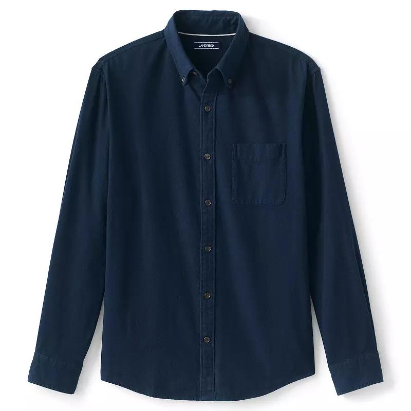 Men's Lands' End Traditional-Fit Flagship Flannel Shirt,  Product Image