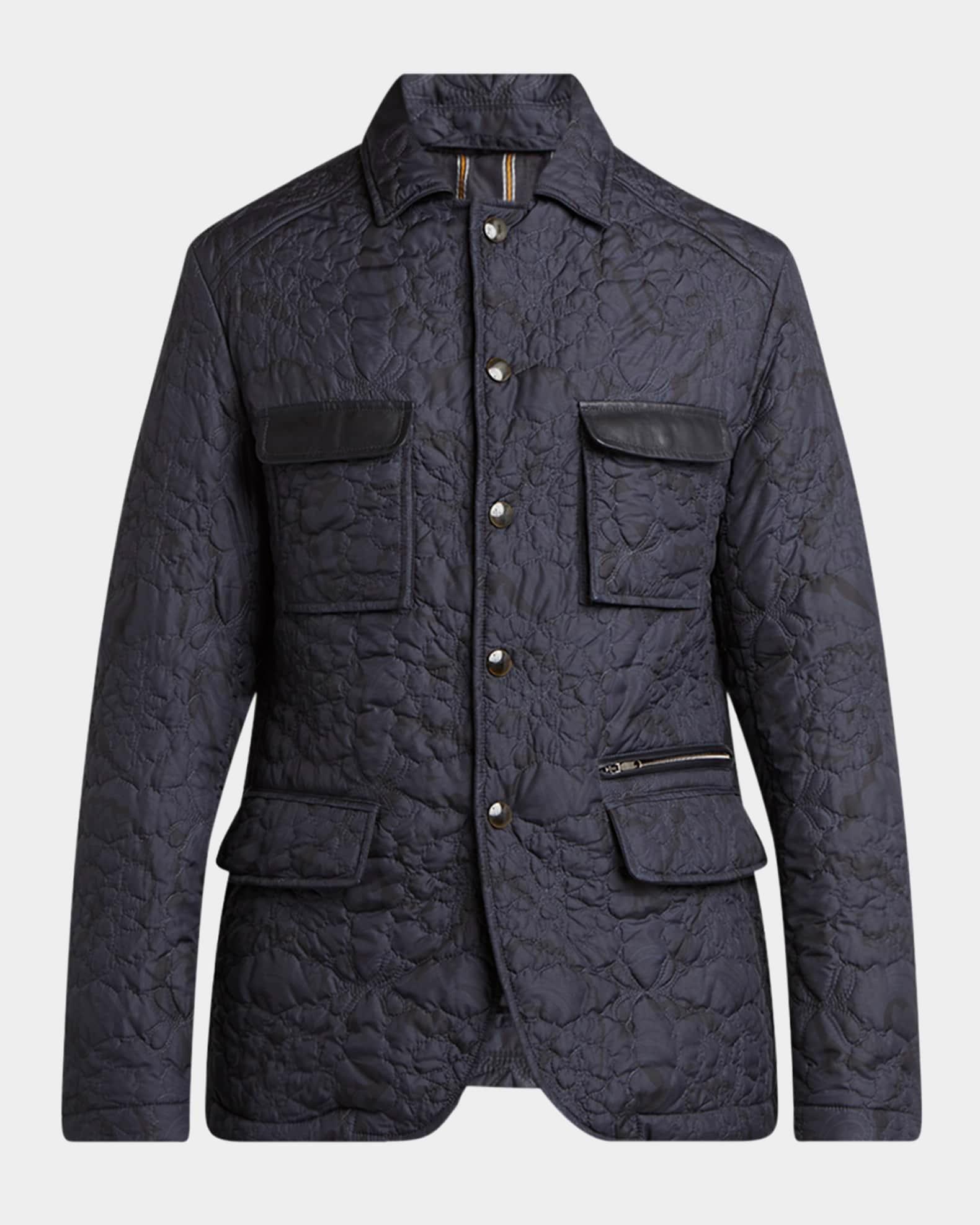 Men's Quilted Paisley 4-Pocket Jacket Product Image