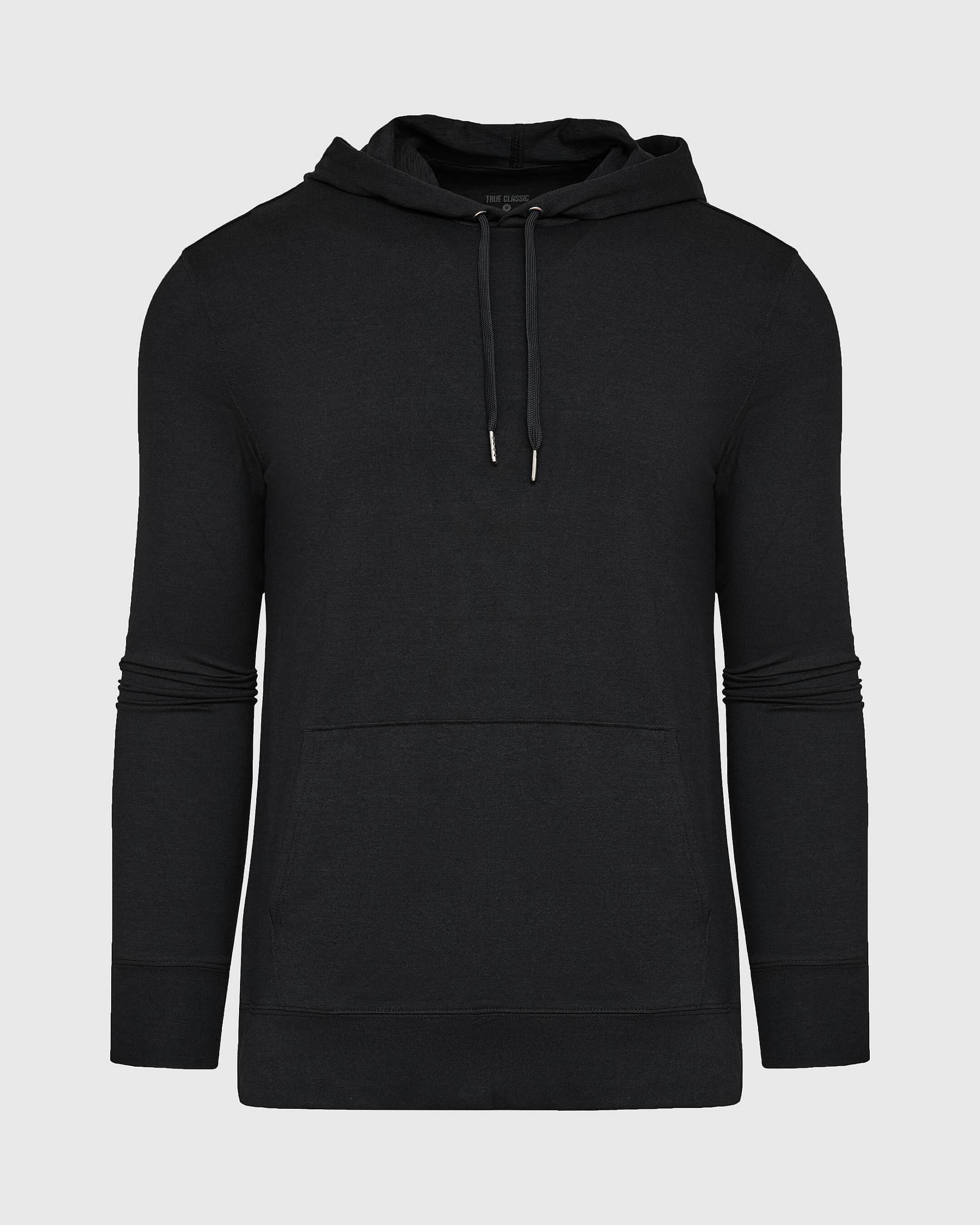 Black Active Comfort Pullover Hoodie Product Image