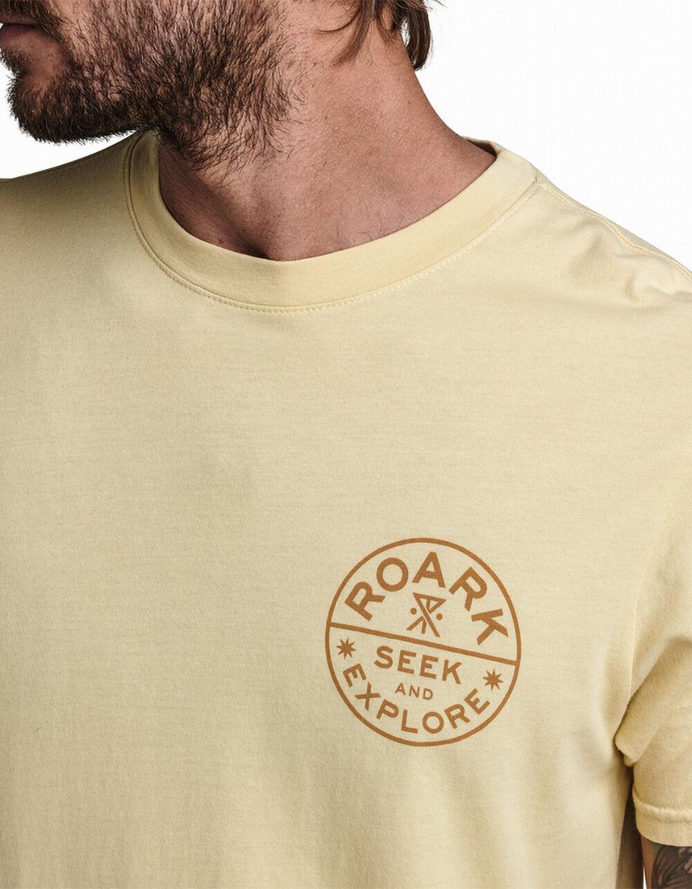 ROARK Seek & Explore Signet Premium Mens Tee - YELLOW Product Image