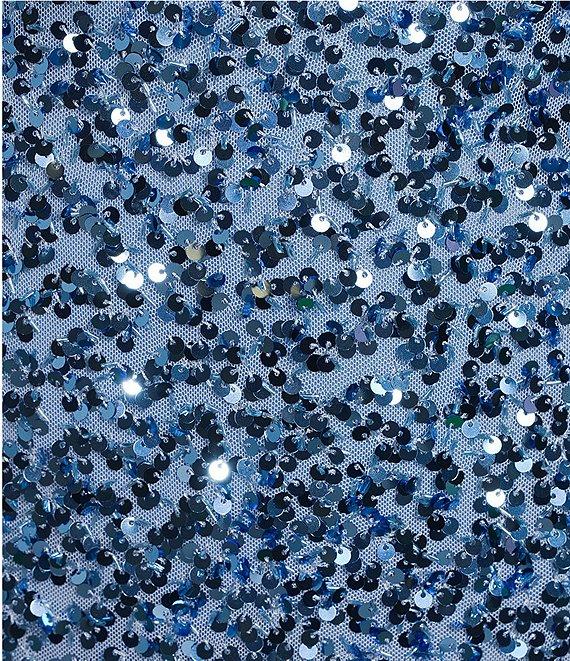 B. Darlin Plus Size Sequin Sleeveless Tie-Back Bodycon Dress Product Image