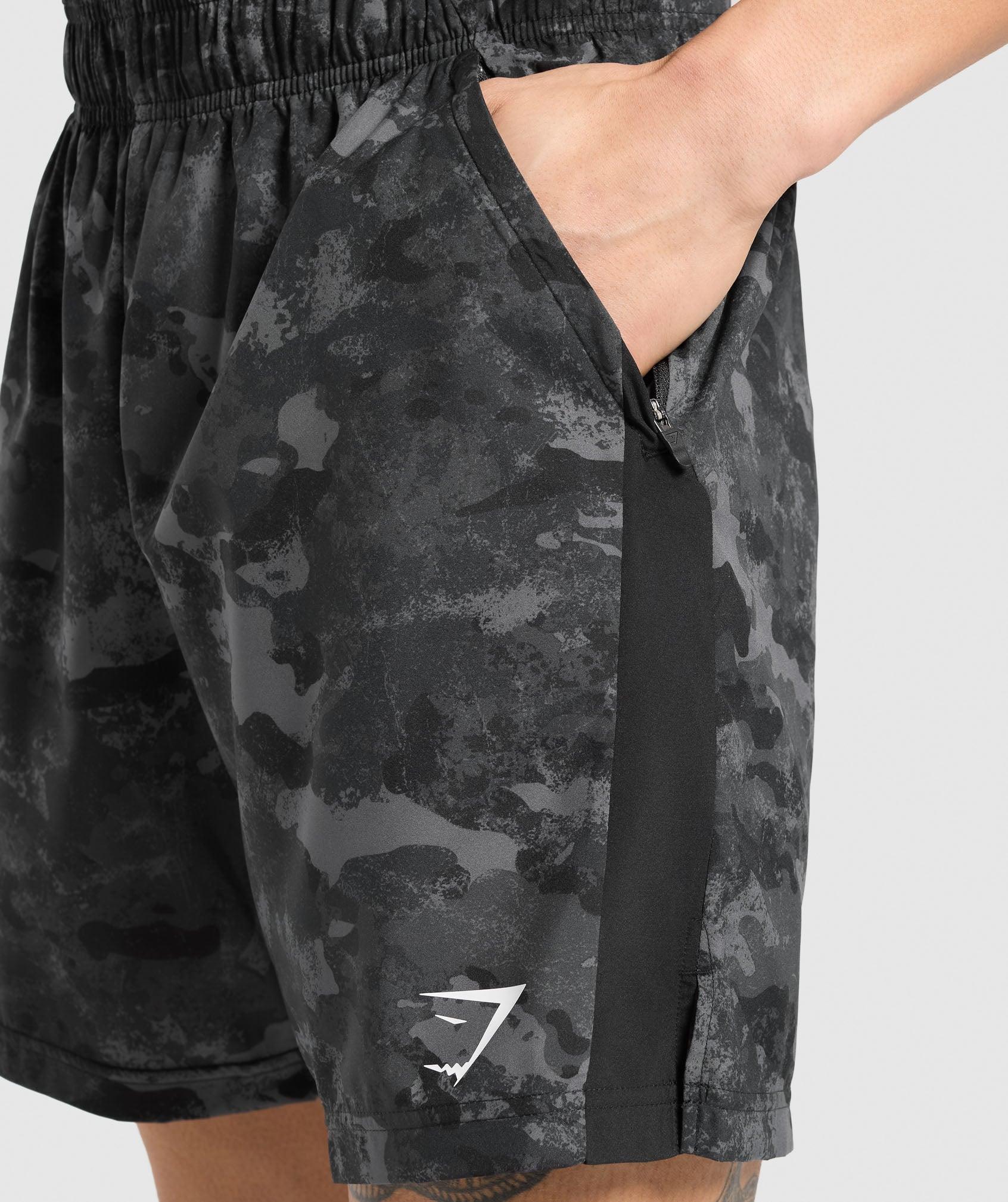 Gymshark Sport  7" Shorts - Graphite Grey/Black Male Product Image