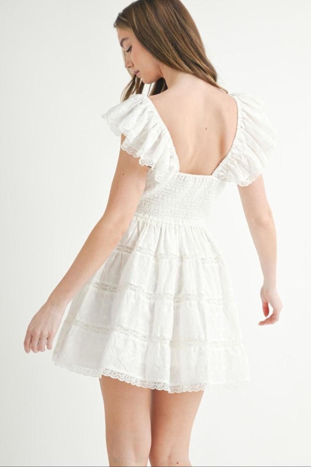 Eyelet Lace Dress Product Image
