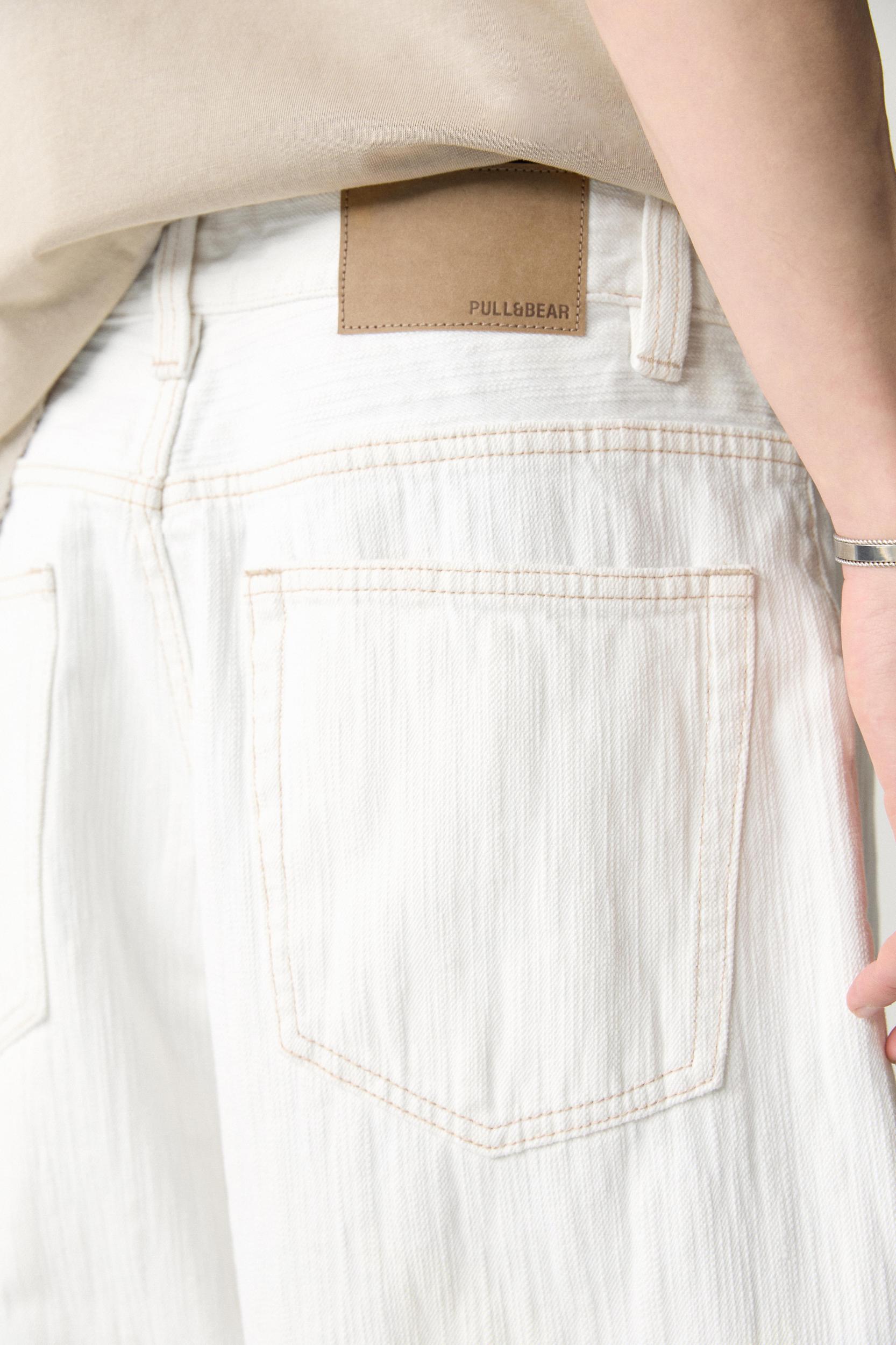 White textured jeans Product Image