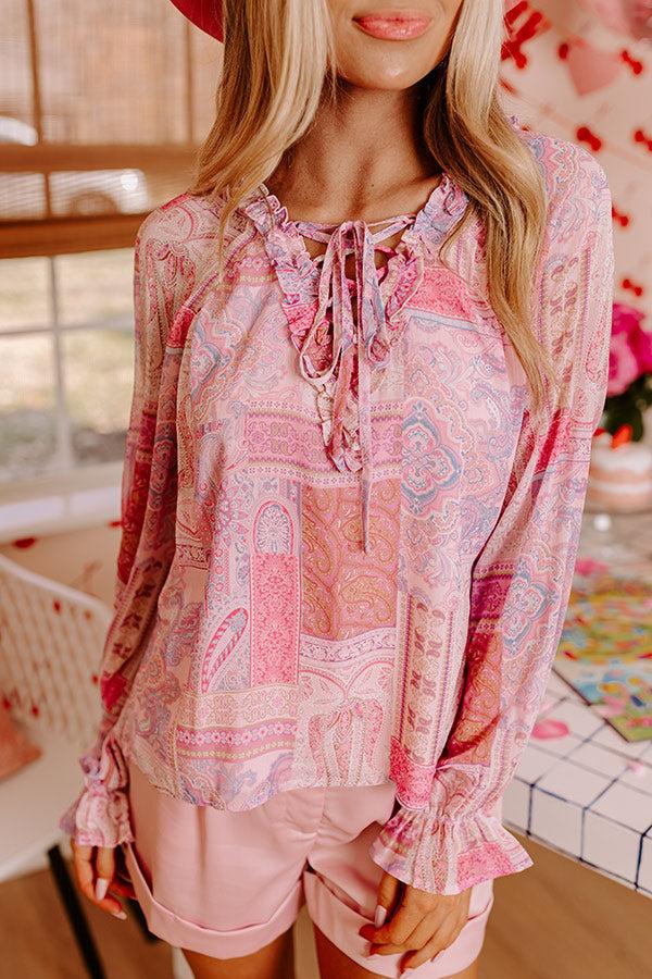 Simply Unforgettable Paisley Shift Top Product Image