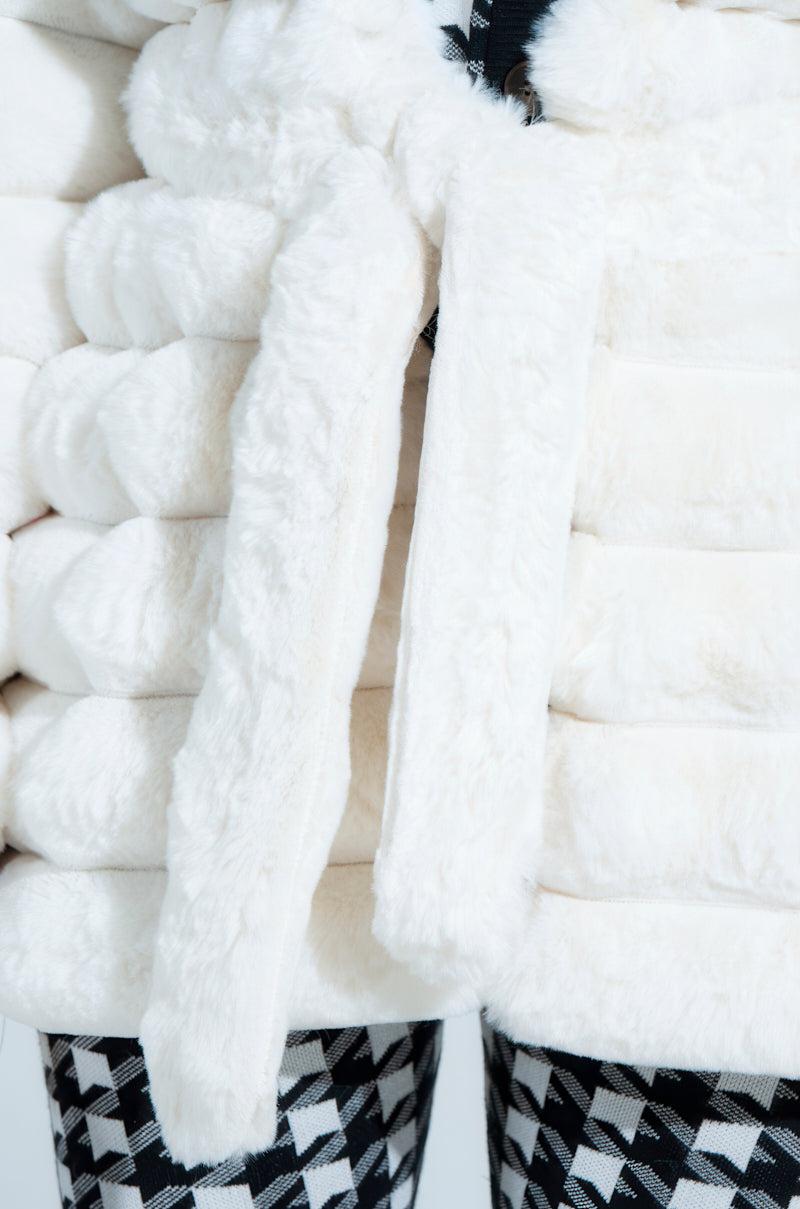 LANA POPCORN FAUX FUR JACKET Product Image