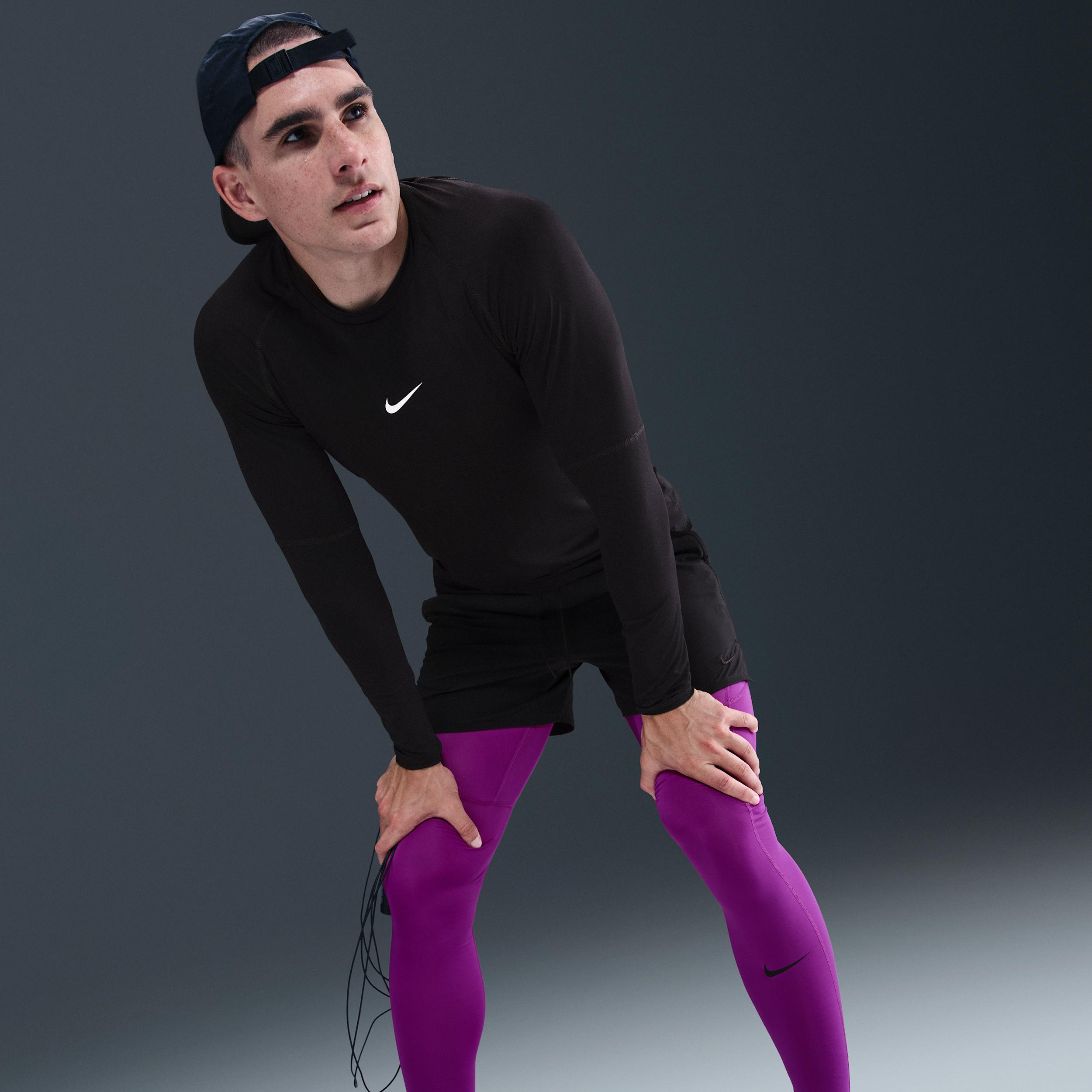 Mens Nike Pro Dri-FIT Fitness Tights | FB7952-551 Product Image