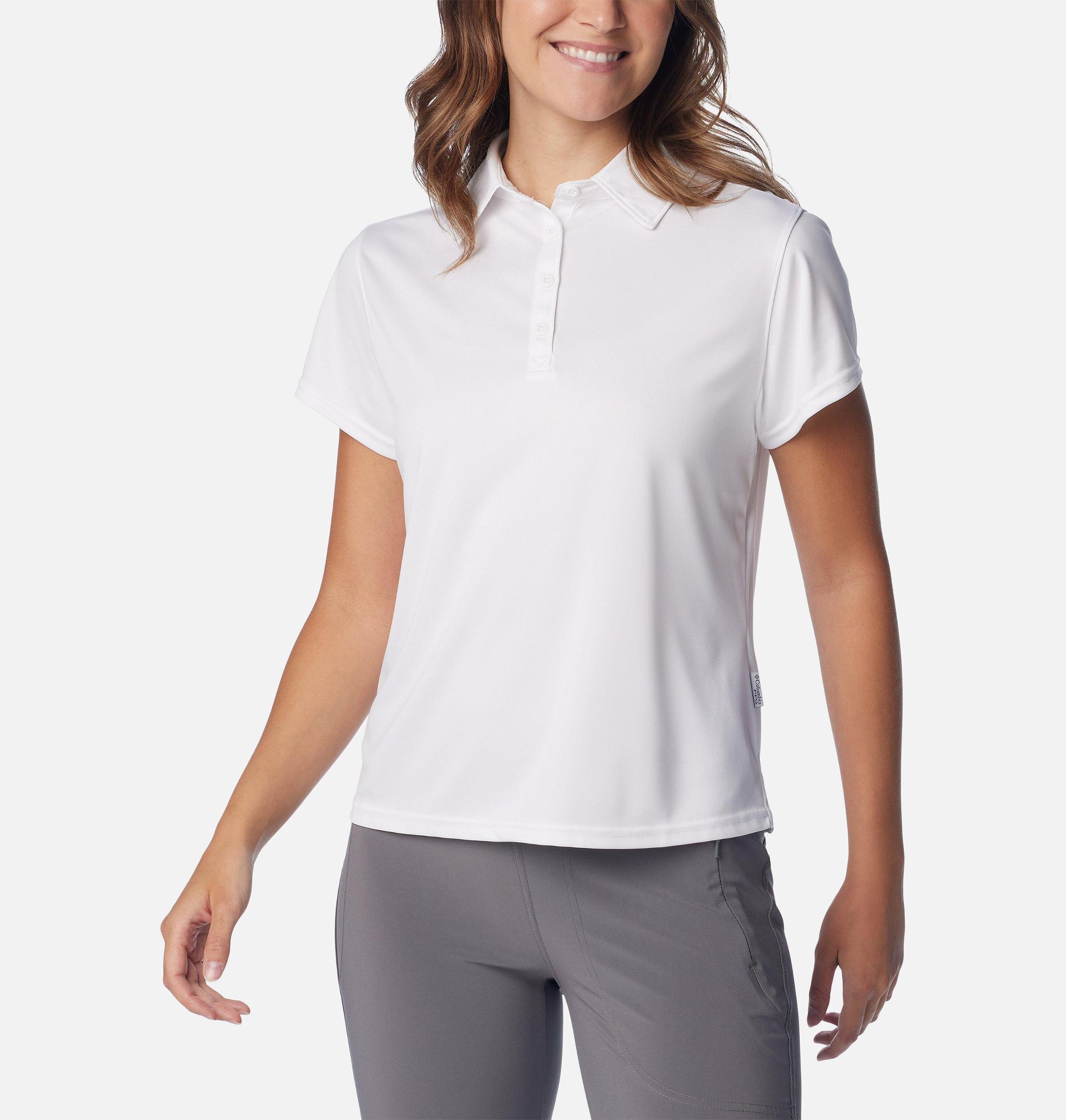 Columbia Womens PFG Tidal Tee Short Sleeve Polo- Product Image