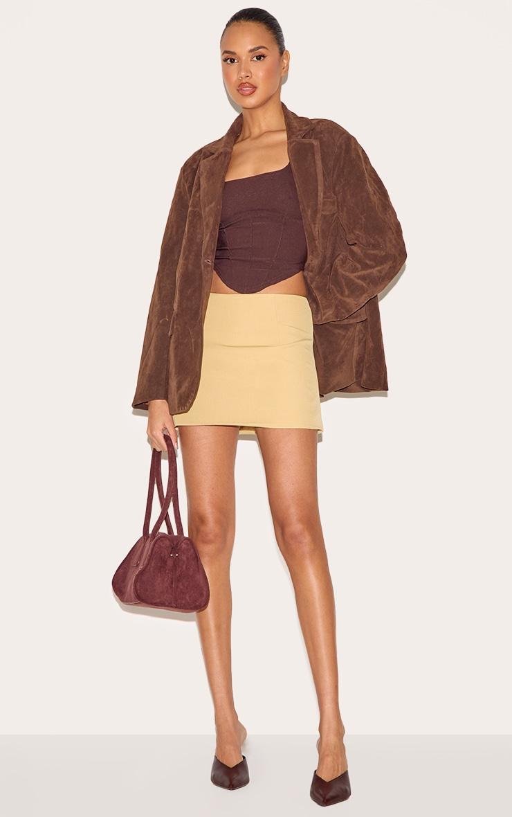 Butterscotch Woven A Line Mini Skirt Product Image