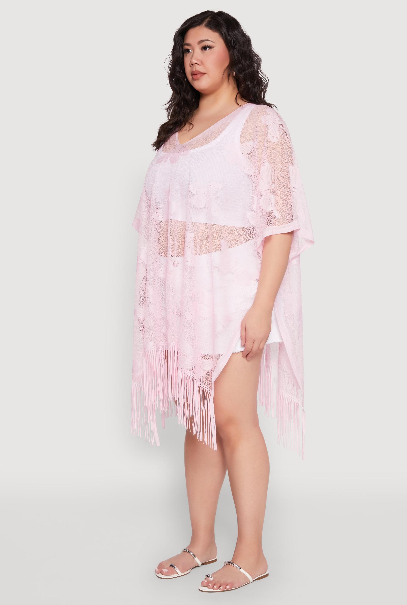 Butterfly Fringe Swim Cover Up Female Product Image