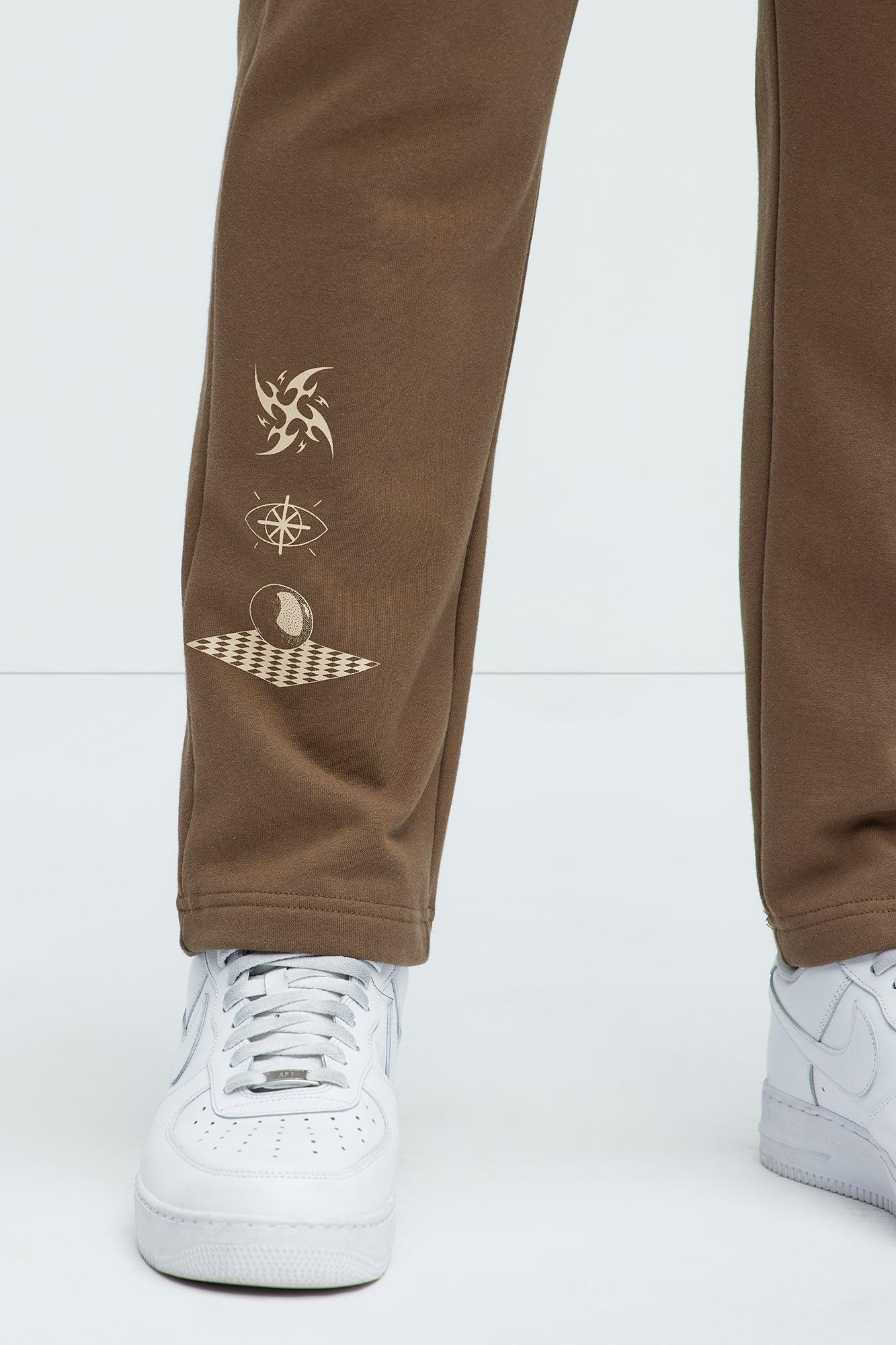 Interstellar Sweatpants - Brown Product Image