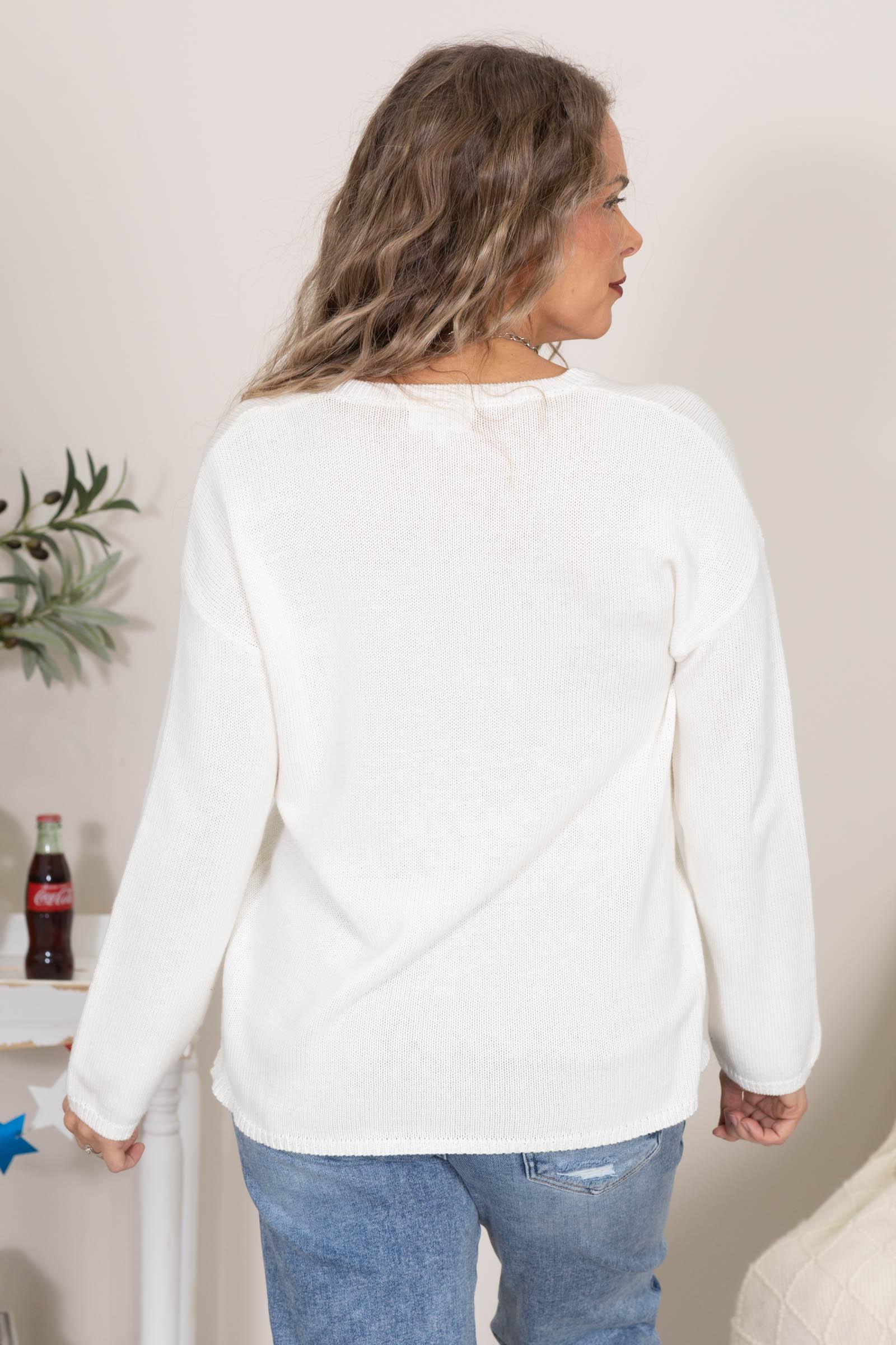 Risen Mid Rise Boyfriend Star Shadow Cuffed Jeans Product Image