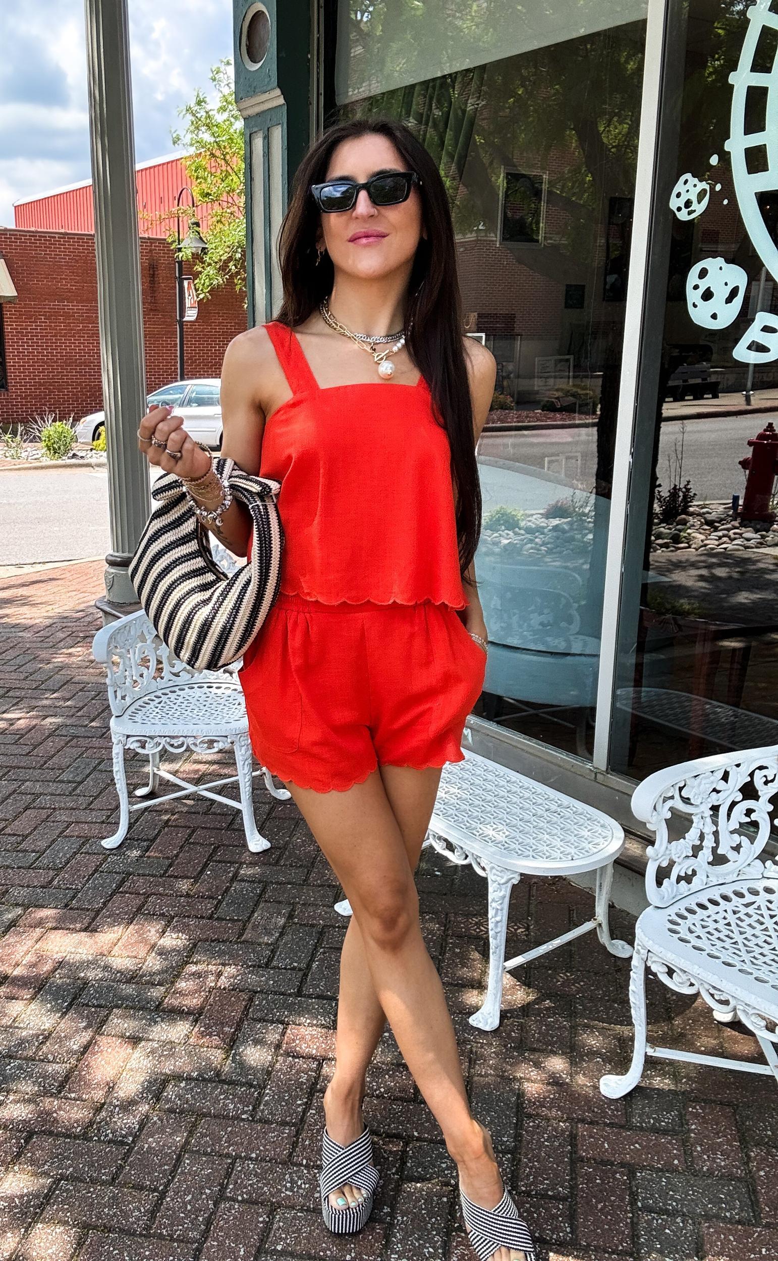 Sunset Glow Scalloped Set Product Image