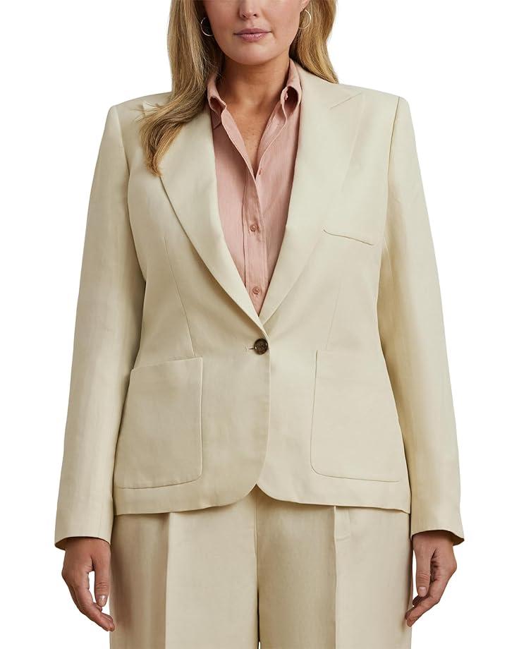 Two Button Lux Blazer (Petite, Standard, & Plus) Product Image