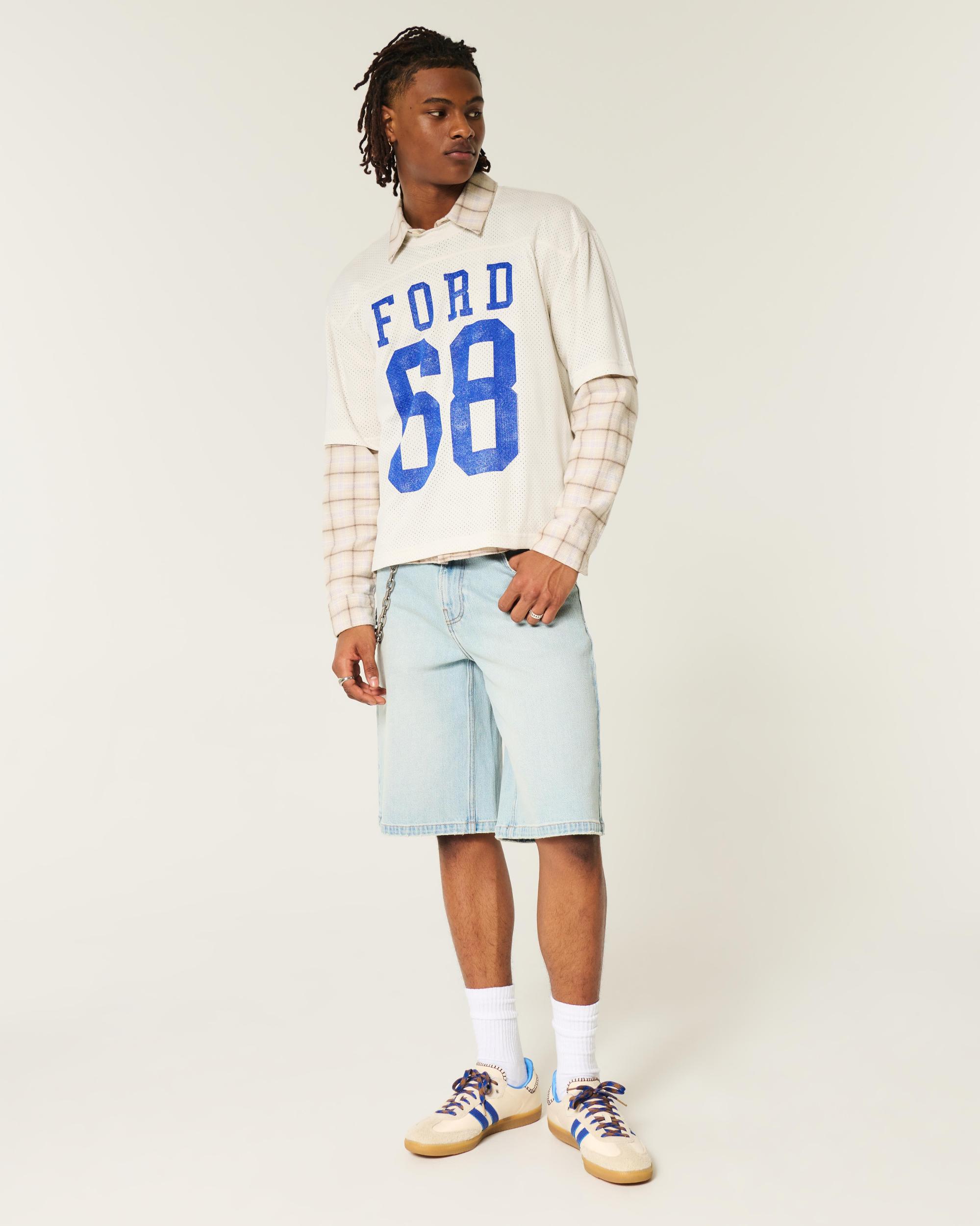 Boxy Crop Ford Graphic Jersey Product Image