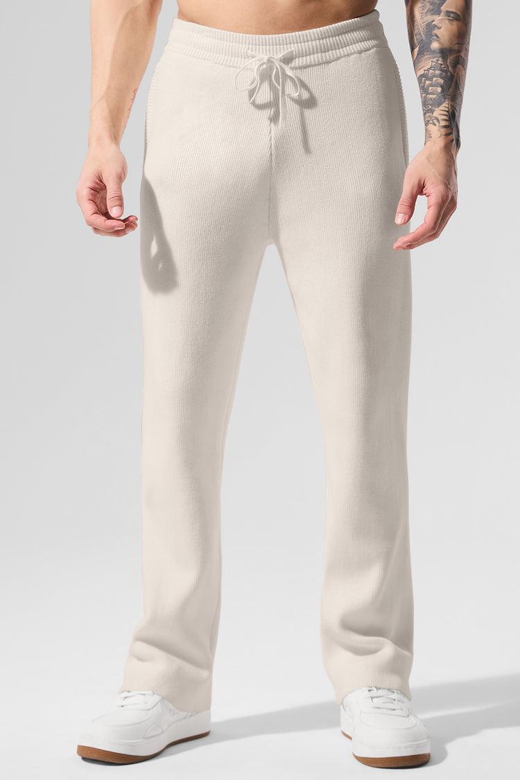Scholar Straight Leg Sweatpant - Ivory Product Image
