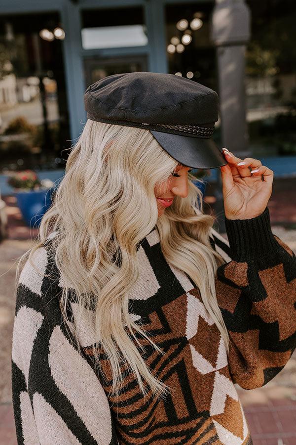 NYC Bound Cabbie Hat in Black Product Image