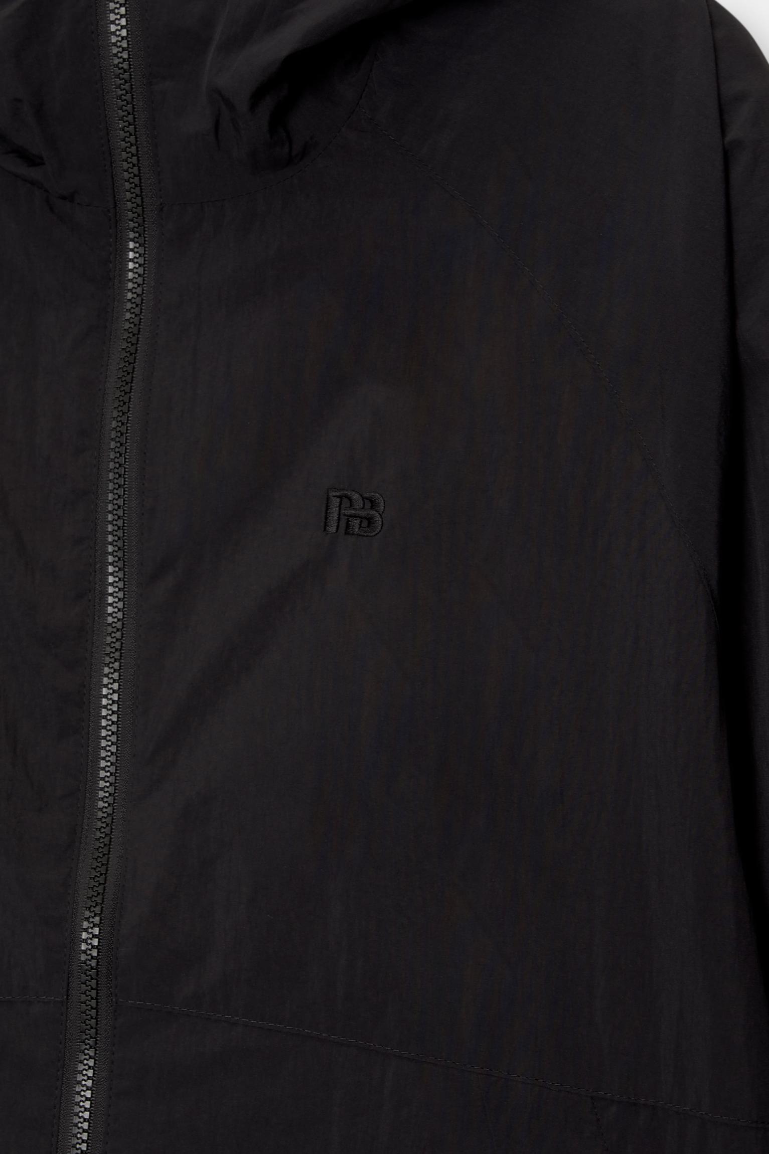 Lightweight color block raincoat Product Image