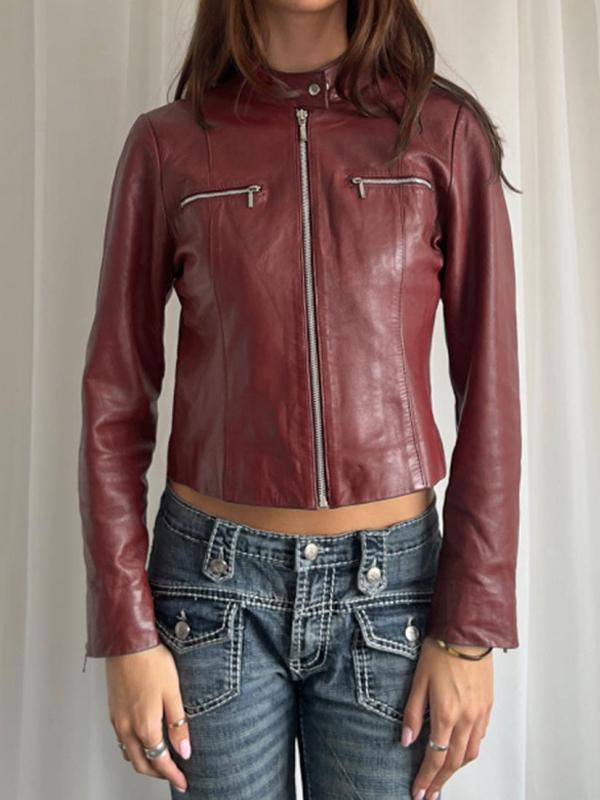 Punk Motorcycle Style Retro Jacket Product Image