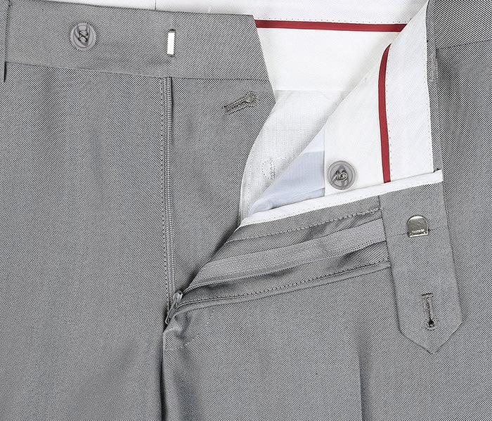 Gray Slim Fit Sharkskin Italian Styled 2 Piece Suit Product Image