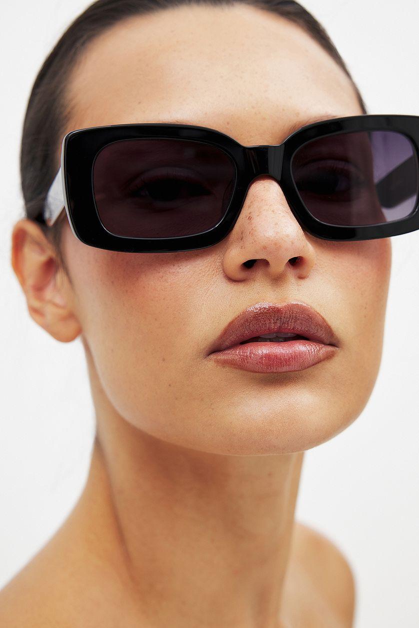 Rectangular Acetate Sunglasses Product Image