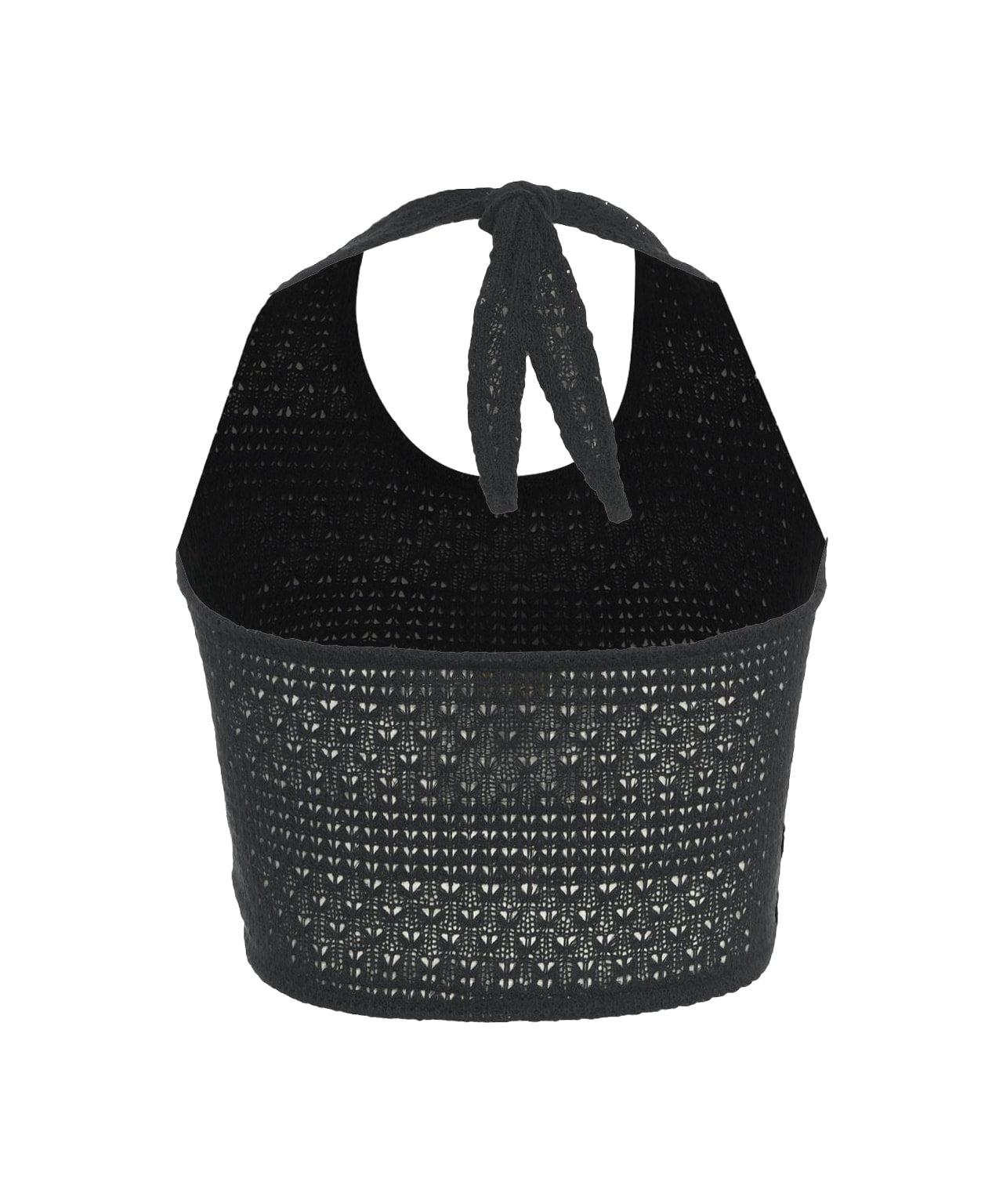 Knit halterneck top Product Image