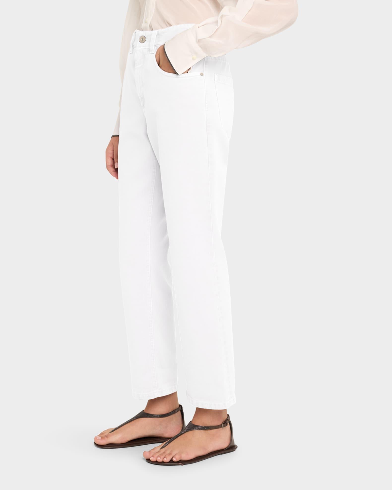 Retro Vintage Straight-Leg Ankle Denim Pants Product Image