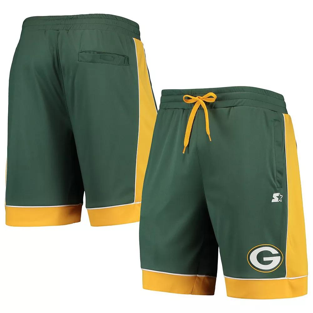 Men's Starter Green/Gold Green Bay Packers Fan Favorite Fashion Shorts, Size: Small Product Image