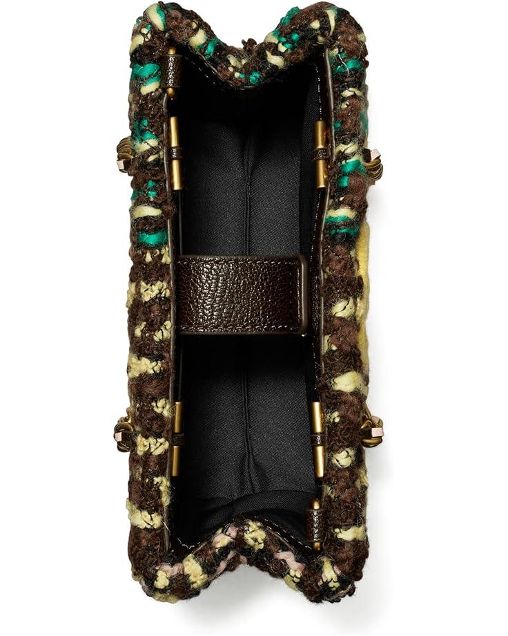 Gramercy Racing Stripe Plaid Twill Fabric Medium Bucket Bag Product Image