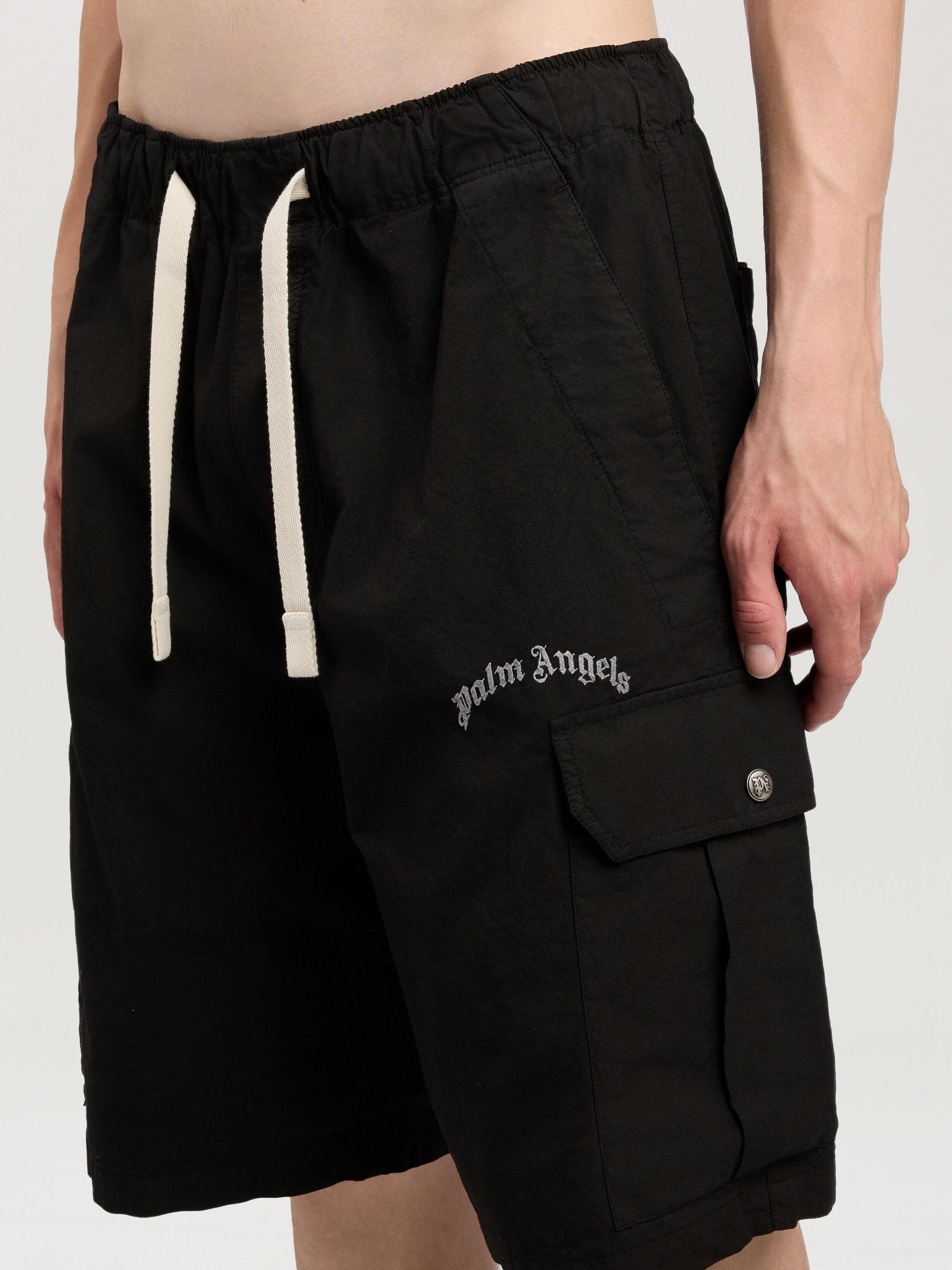Curved Logo Loose Cargo Shorts Product Image