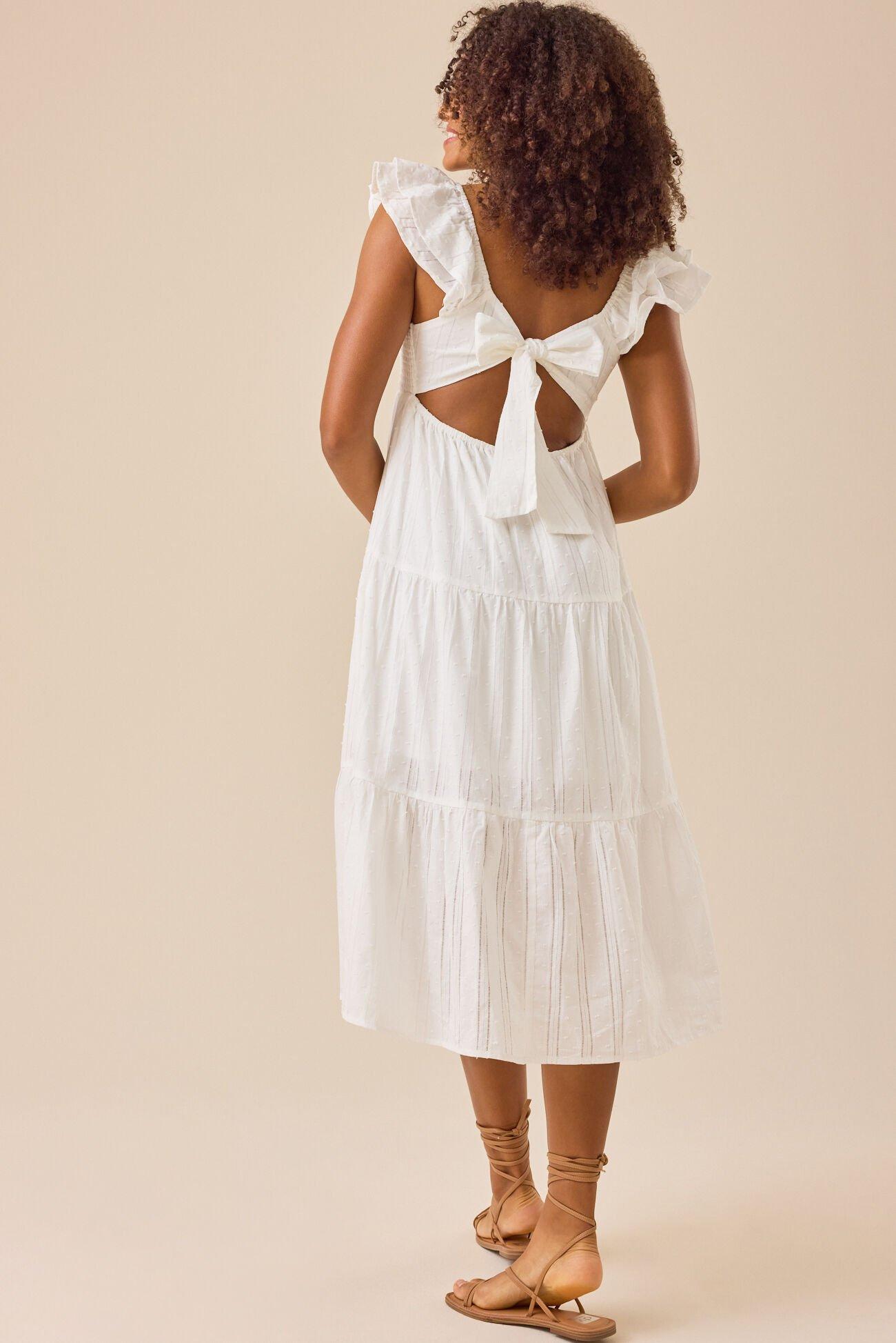 Taegan Clip Dot Maxi Dress Product Image