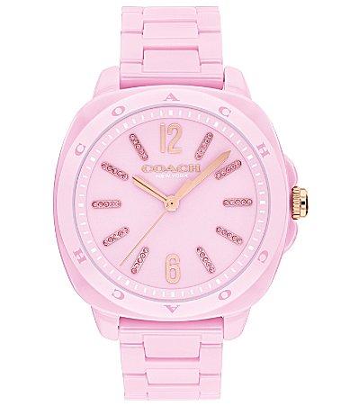 COACH Womens Kitt Quartz Analog Ceramic Bracelet Watch Product Image