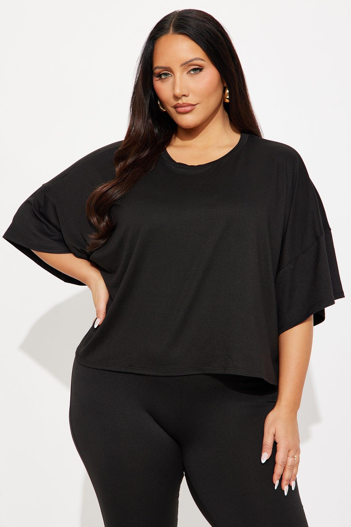 Morning Classes Capri Set - Black Female Product Image