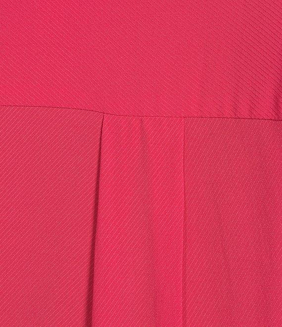 Investments Plus Size Nora Long Sleeve Y-Neck Drapey Twill Blouse Product Image