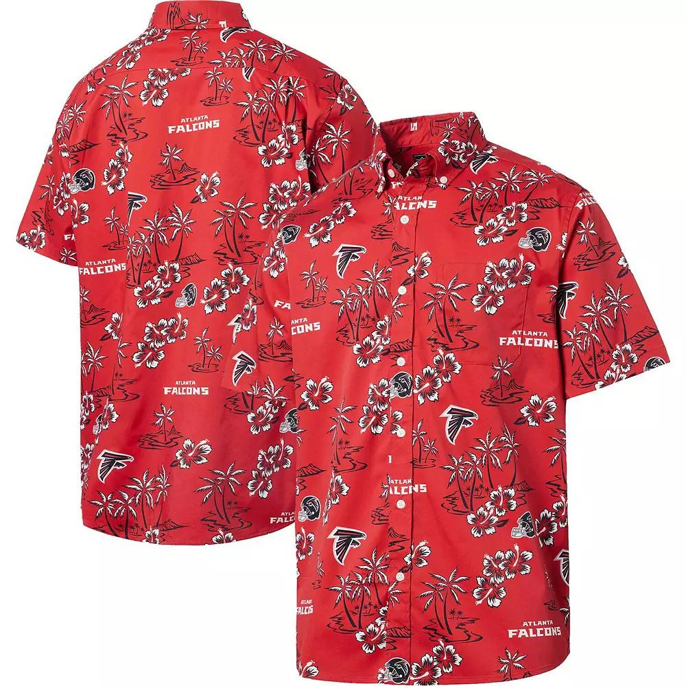 Men's Reyn Spooner Red Atlanta Falcons Kekai Button-Up Shirt,  Product Image