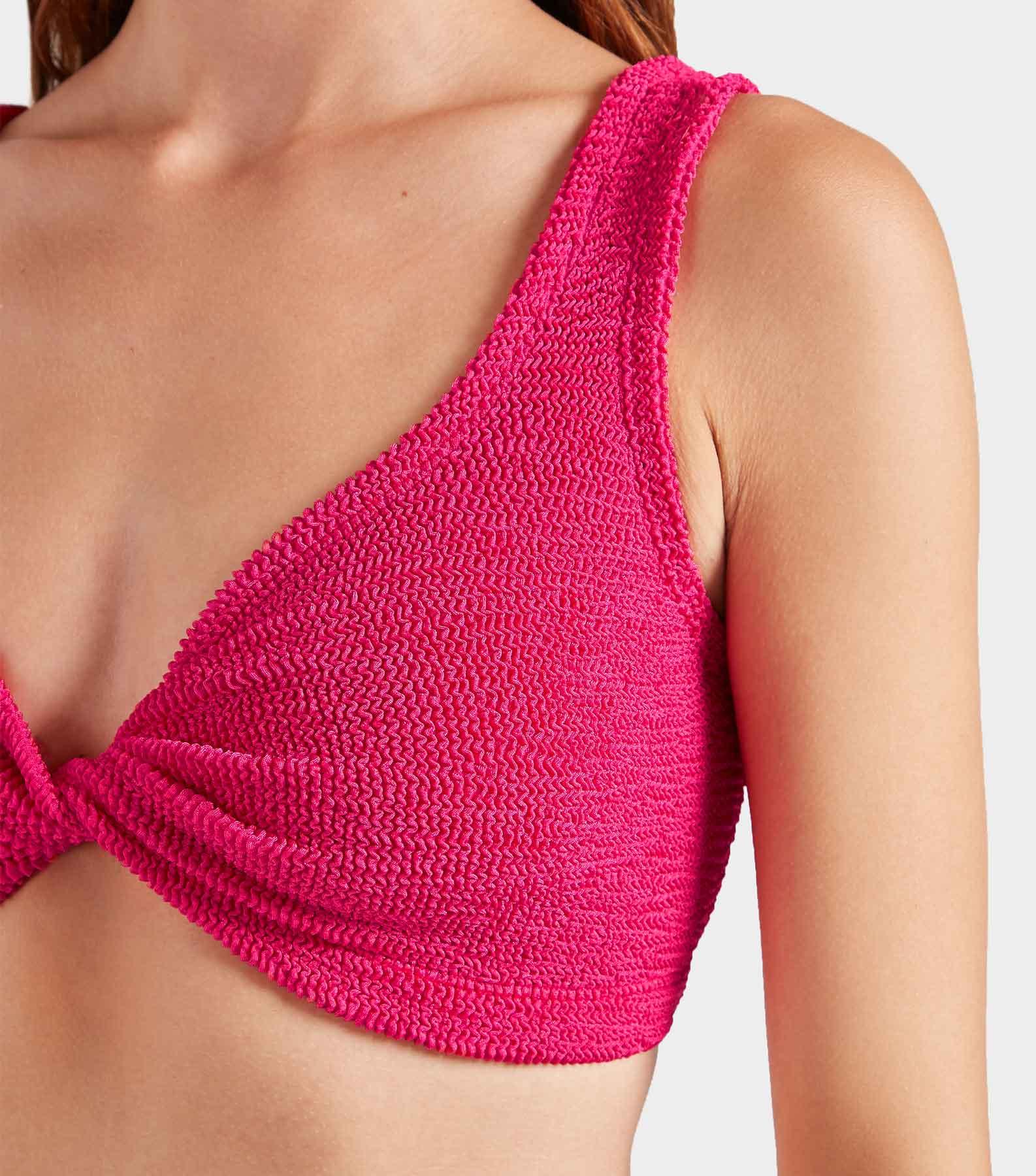 Coverage Juno Bikini - Metallic Raspberry Product Image