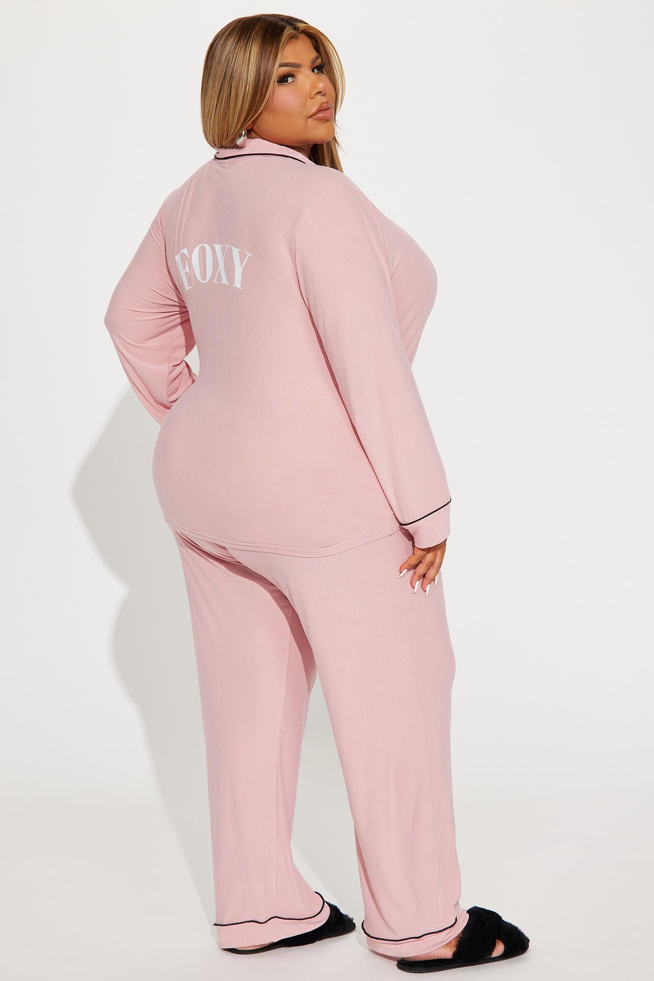 Foxy Babe PJ Pant Set - Pink Product Image