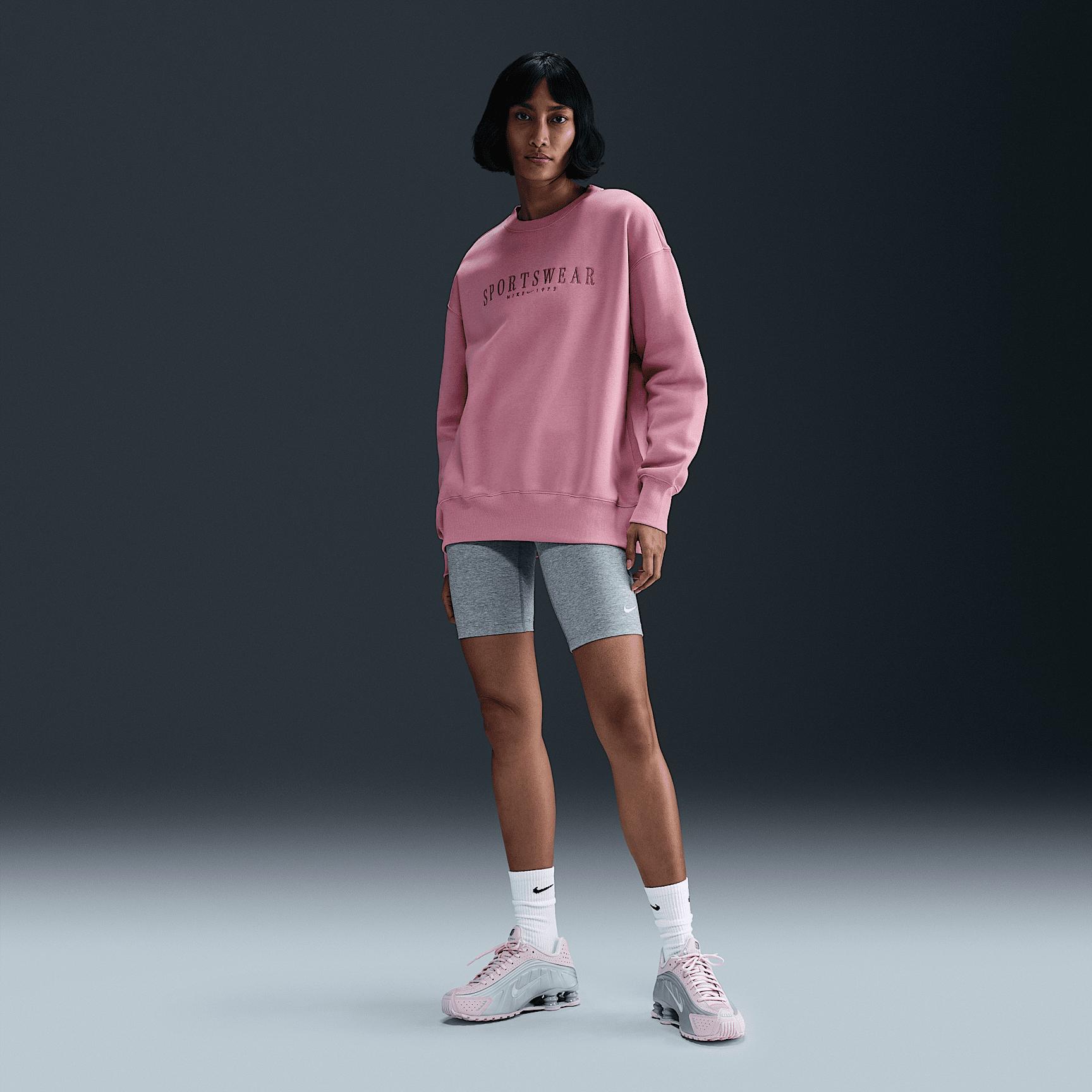 Women's Nike Sportswear Phoenix Fleece Oversized Crew-Neck Sweatshirt Product Image