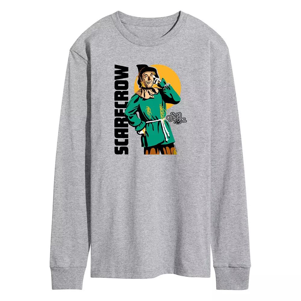 Men's Wizard of Oz Scarecrow Long Sleeve Graphic Tee,  Product Image
