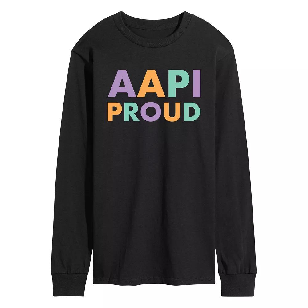 Men's AAPI Proud Long Sleeve Graphic Tee,  Product Image